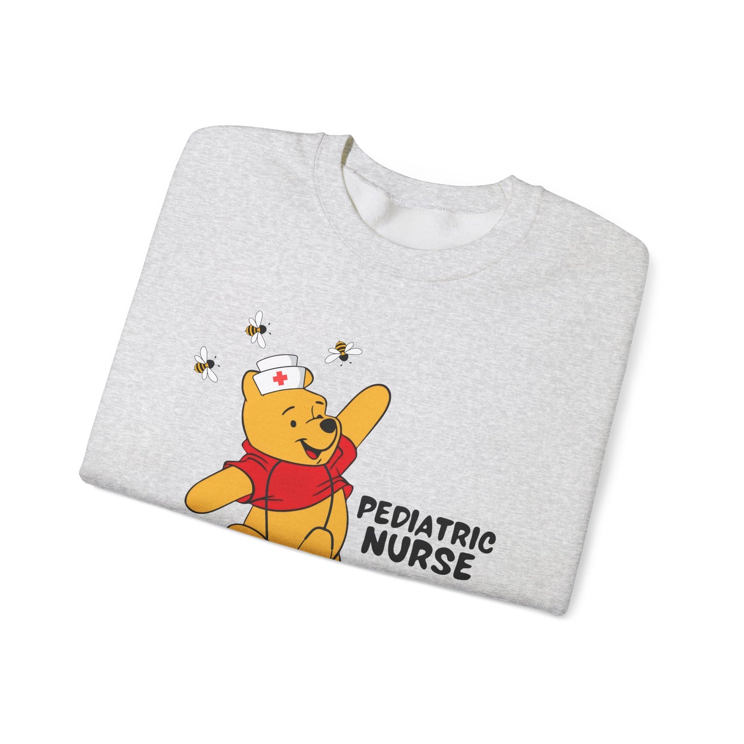 Pediatric Nurse Winnie Unisex Heavy Blend™ Crewneck Sweatshirt