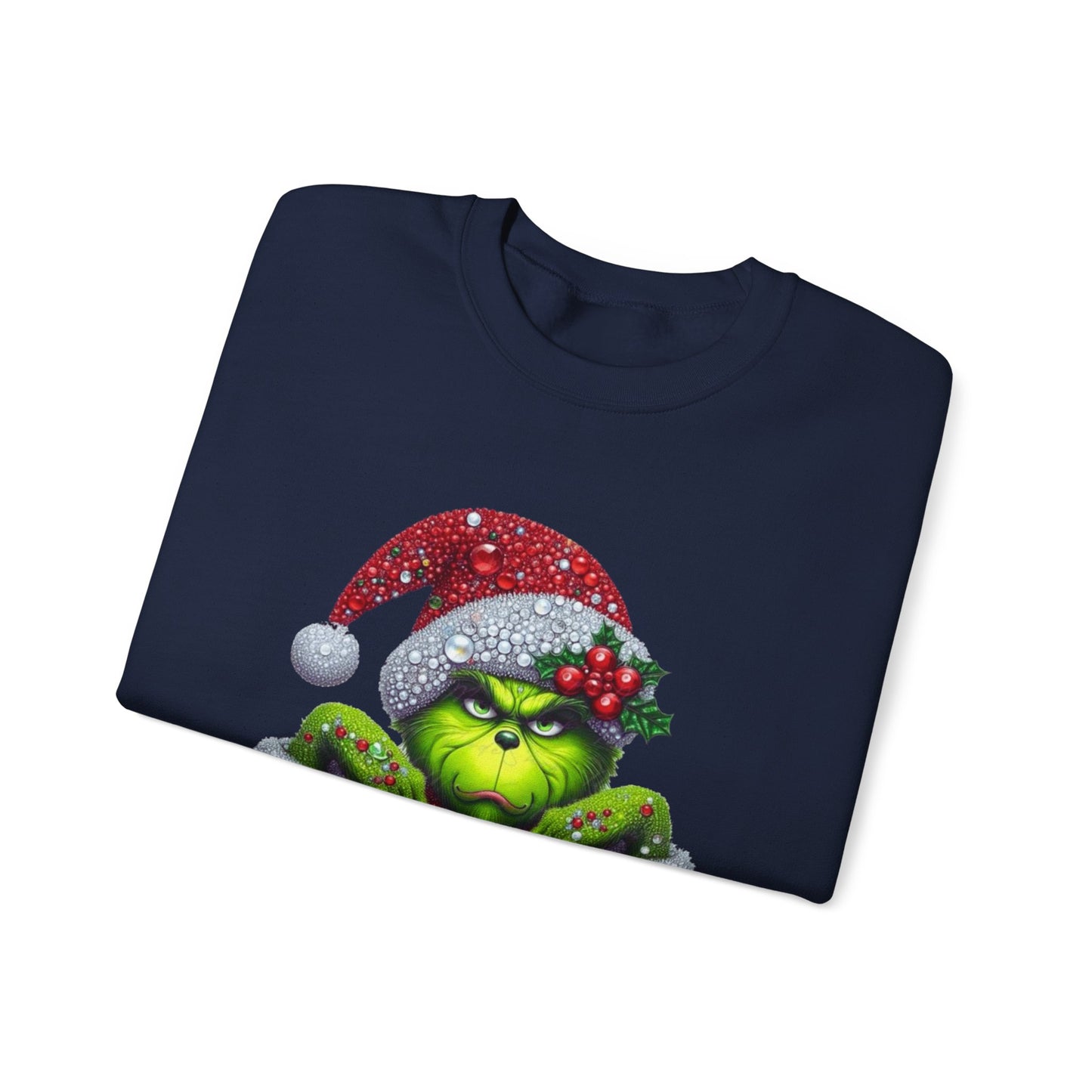 Glitter Grinch Unisex Heavy Blend™ Crewneck Sweatshirt