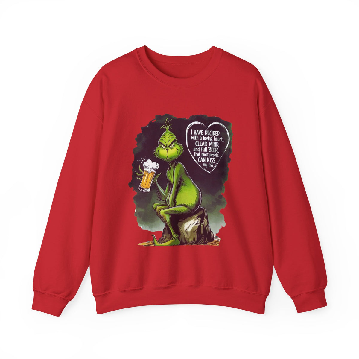 I Have Decided Grinch Unisex Heavy Blend™ Crewneck Sweatshirt