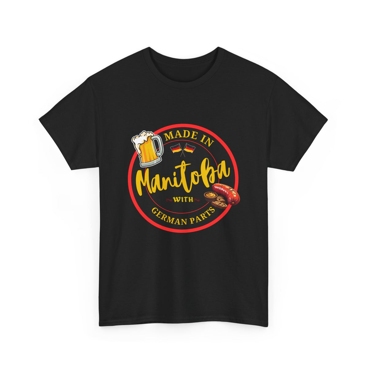 Made In Manitoba With German Parts Unisex Heavy Cotton Tee