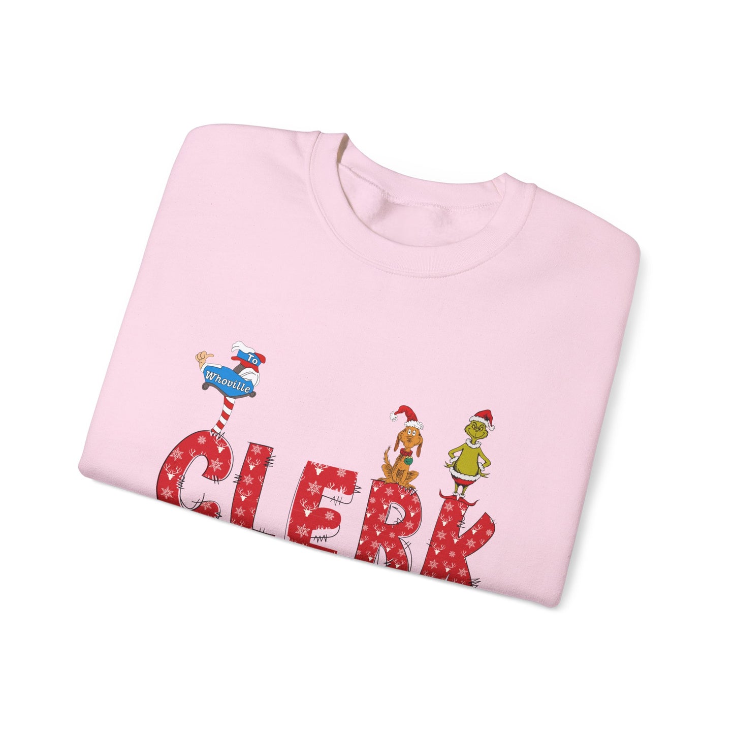 Clerk Grinch Unisex Heavy Blend™ Crewneck Sweatshirt