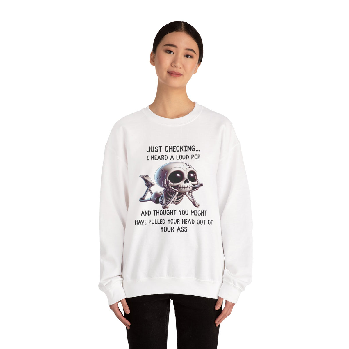 Just Checking Unisex Heavy Blend™ Crewneck Sweatshirt