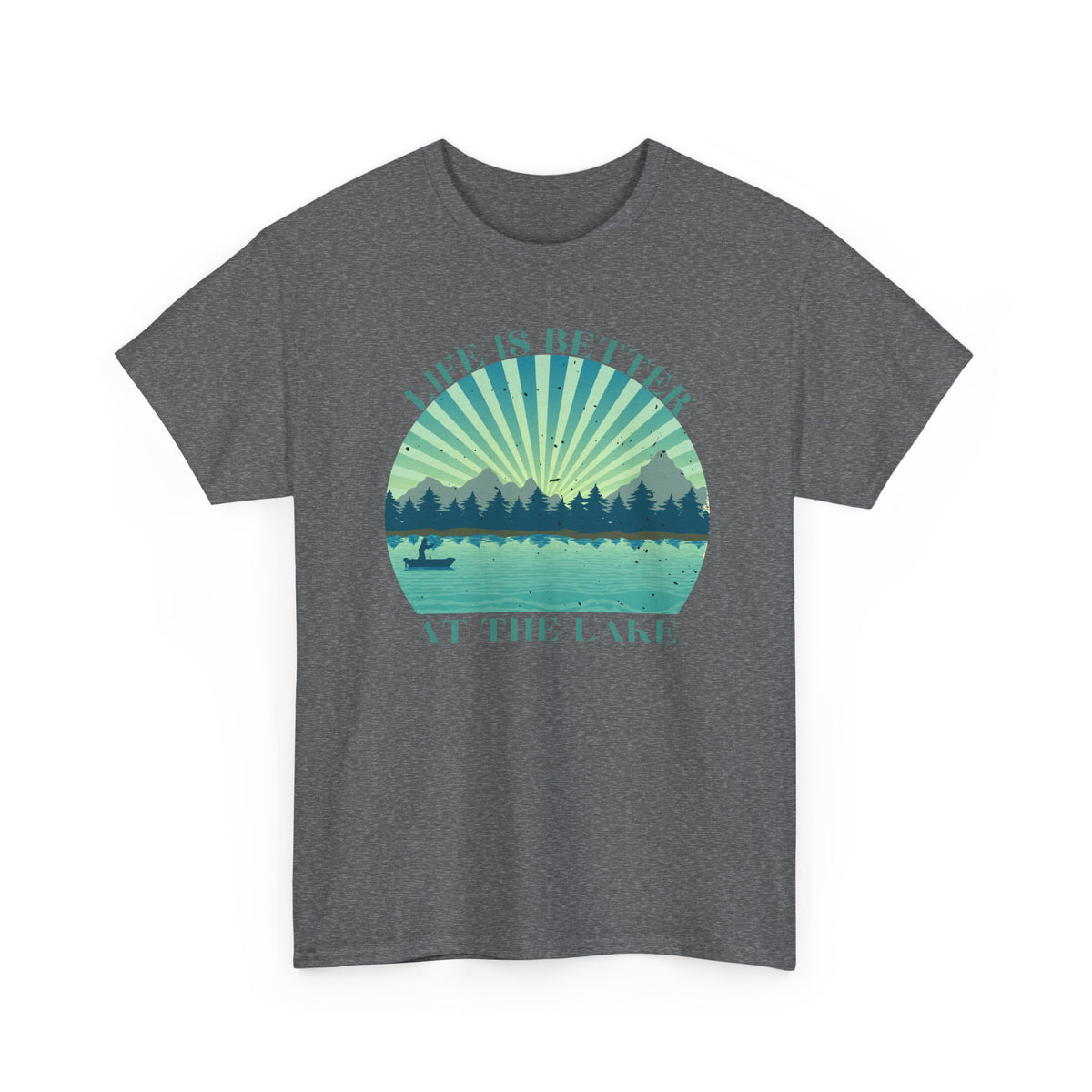 Life Is Better At The Lake Unisex Heavy Cotton Tee