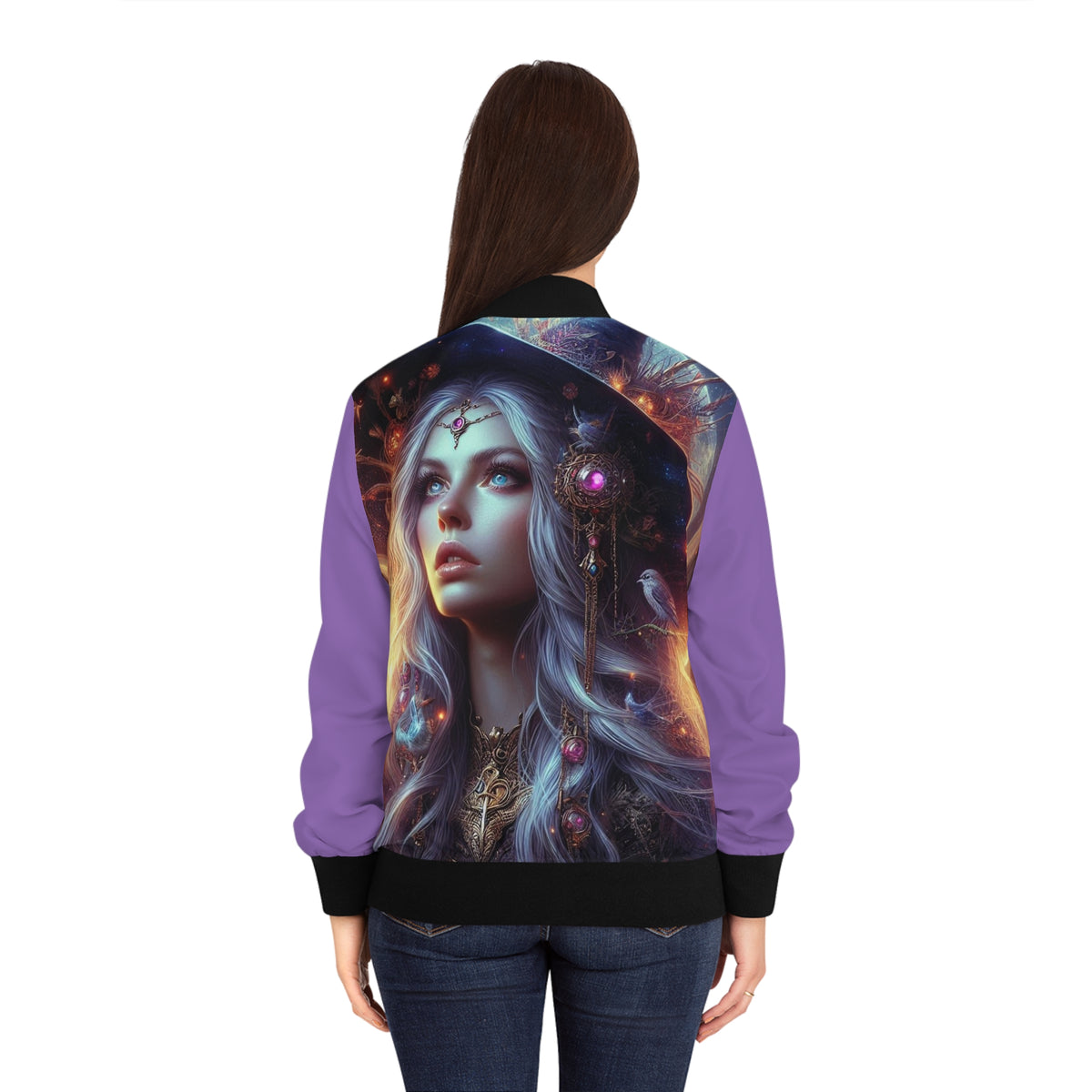 Luna Women's Bomber Jacket (AOP)