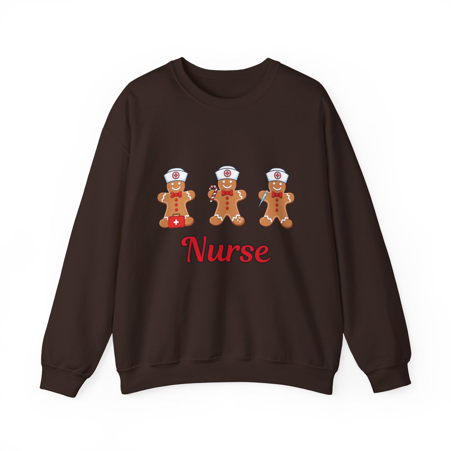 Nurse Gingerbread Unisex Heavy Blend™ Crewneck Sweatshirt