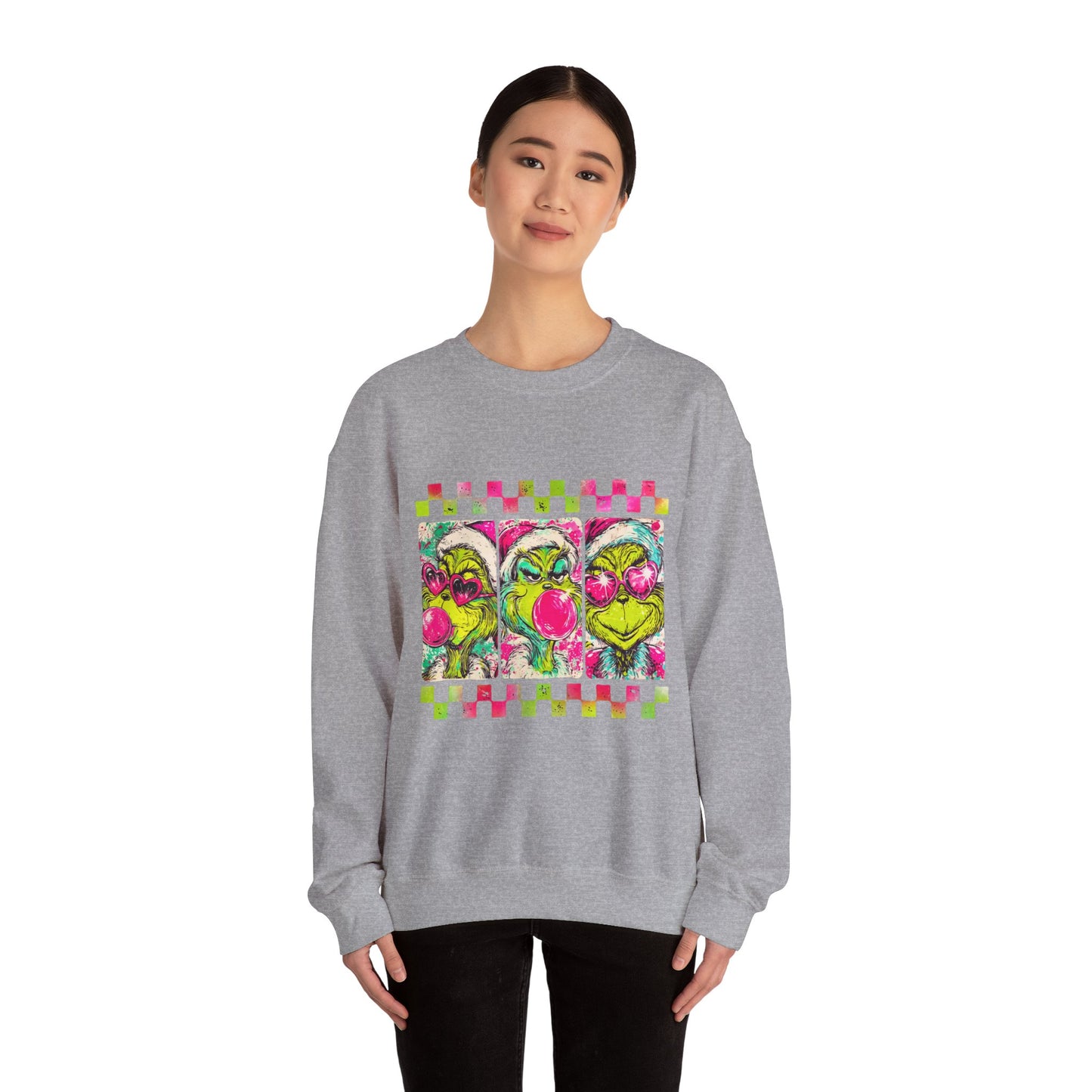 Pop Grinch Unisex Heavy Blend™ Crewneck Sweatshirt