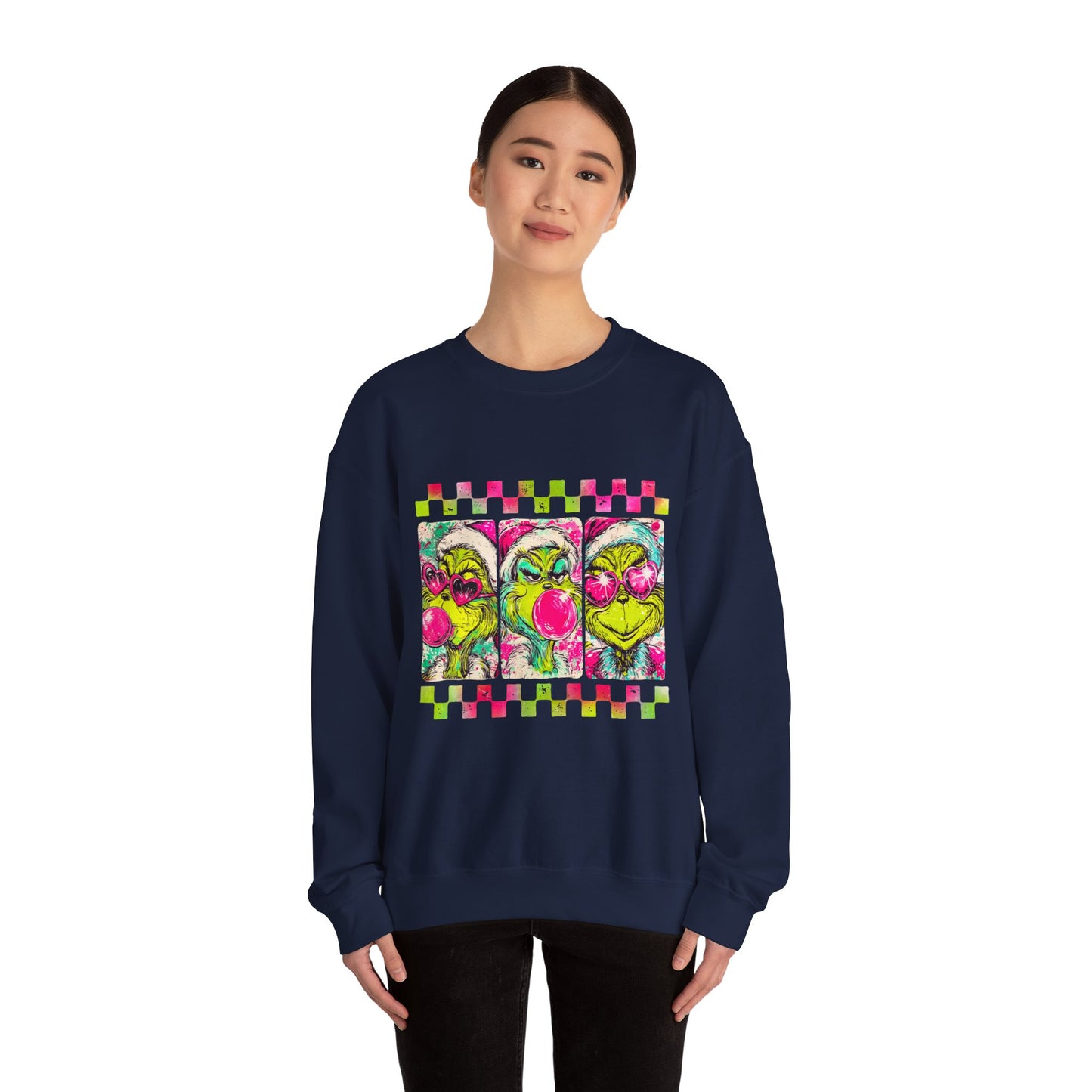 Pop Grinch Unisex Heavy Blend™ Crewneck Sweatshirt