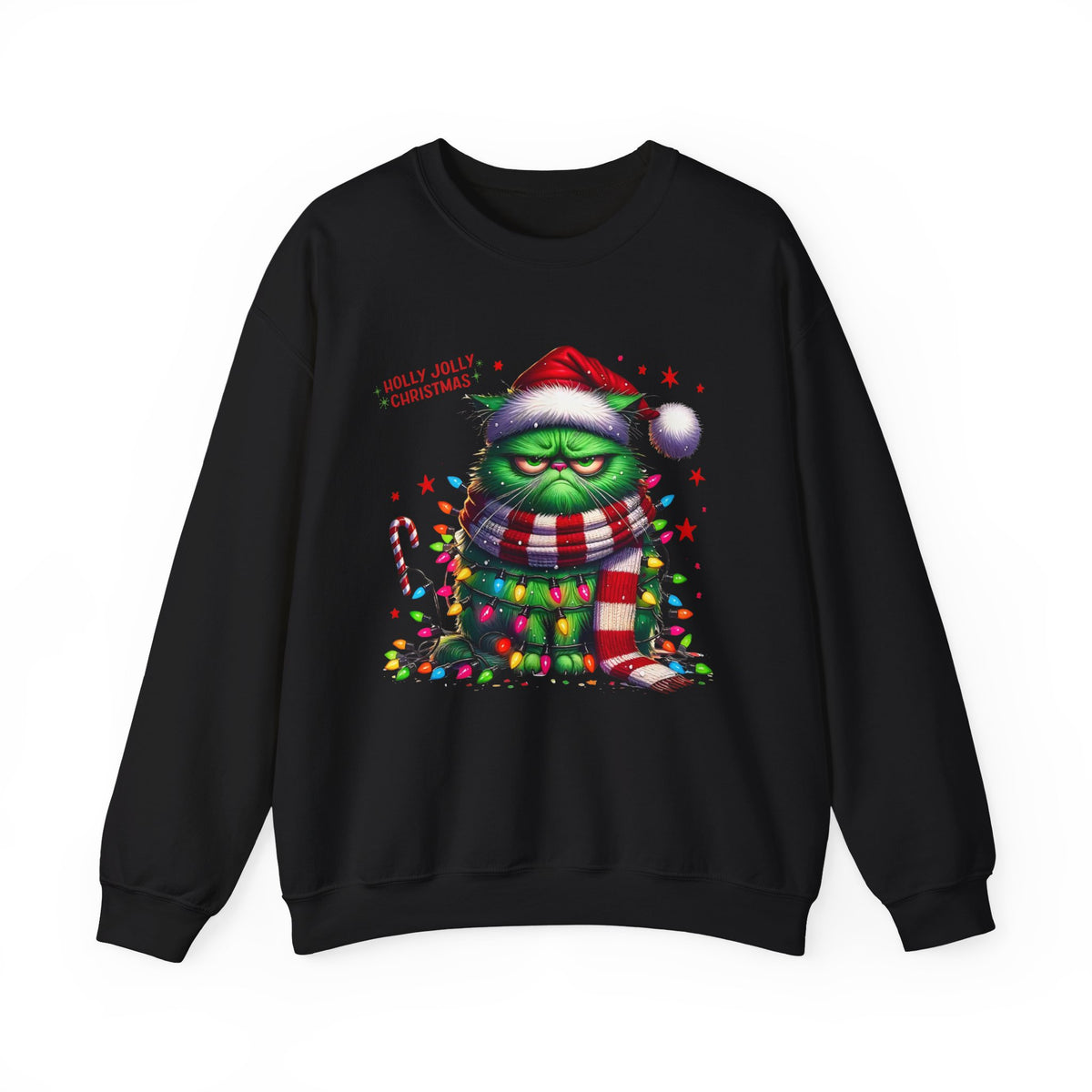 Holly Jolly Christmas Unisex Heavy Blend™ Crewneck Sweatshirt