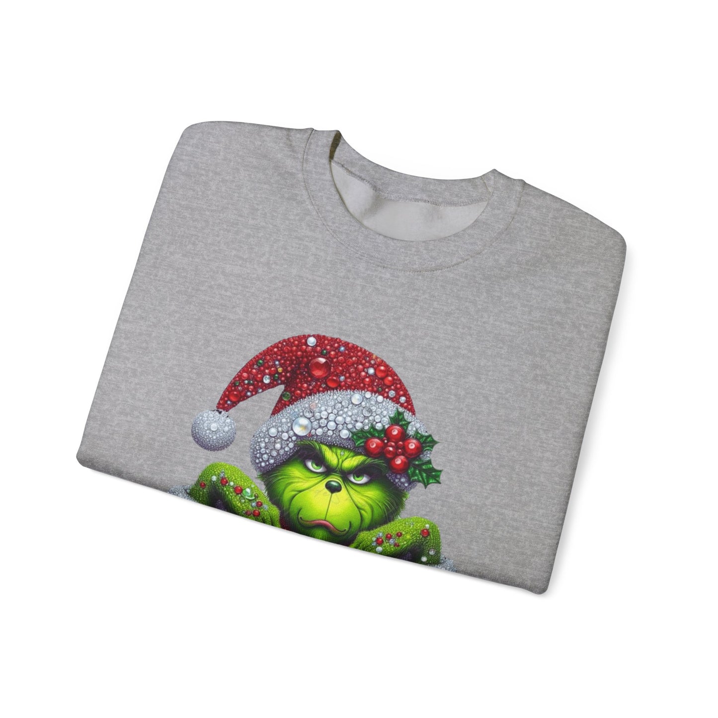 Glitter Grinch Unisex Heavy Blend™ Crewneck Sweatshirt