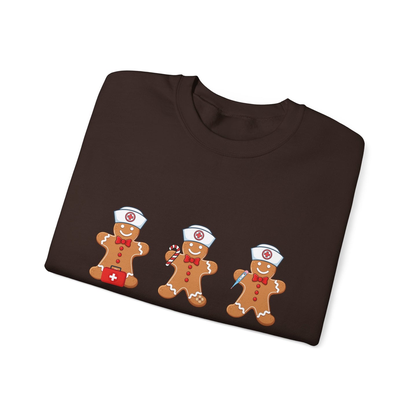 Nurse Gingerbread Unisex Heavy Blend™ Crewneck Sweatshirt