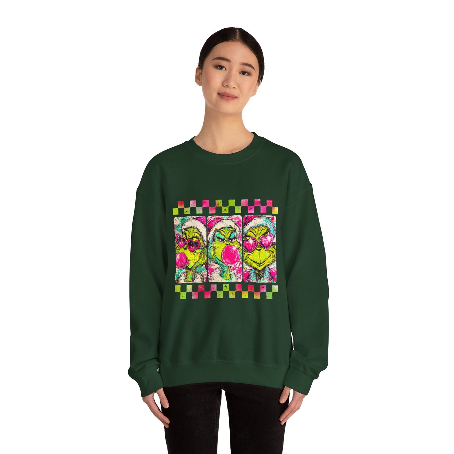 Pop Grinch Unisex Heavy Blend™ Crewneck Sweatshirt