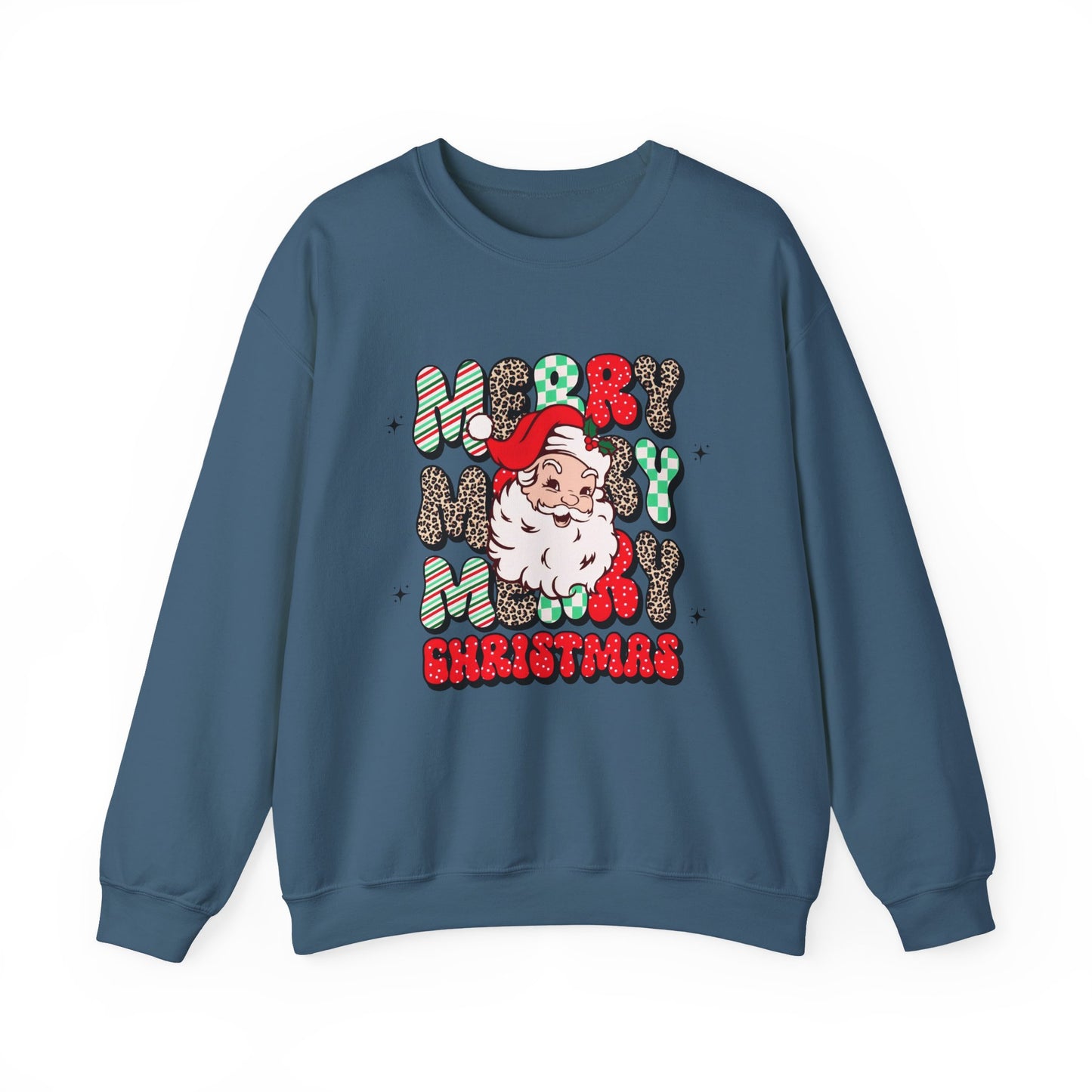Merry Merry Christmas Unisex Heavy Blend™ Crewneck Sweatshirt