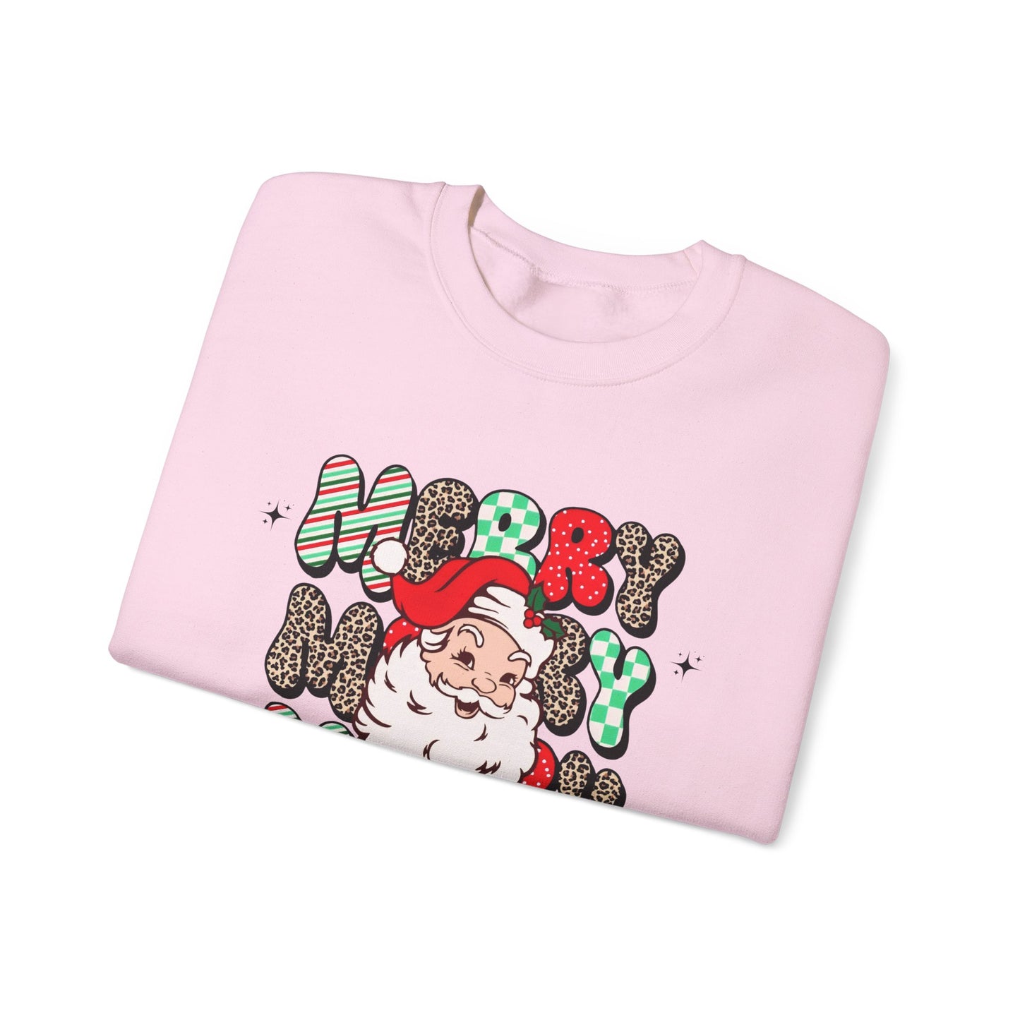 Merry Merry Christmas Unisex Heavy Blend™ Crewneck Sweatshirt