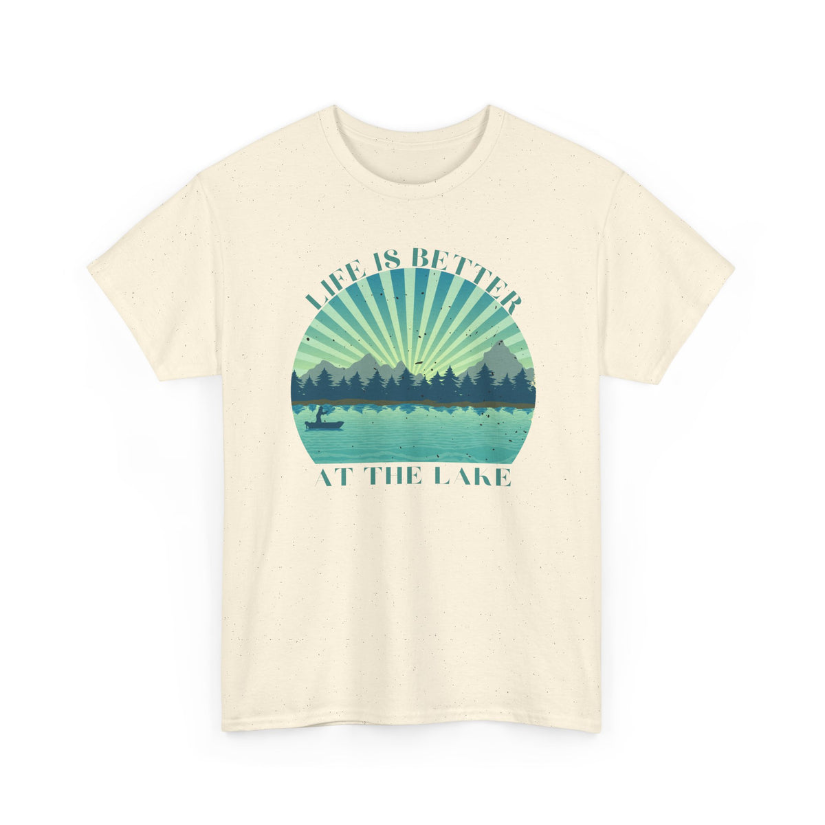 Life Is Better At The Lake Unisex Heavy Cotton Tee
