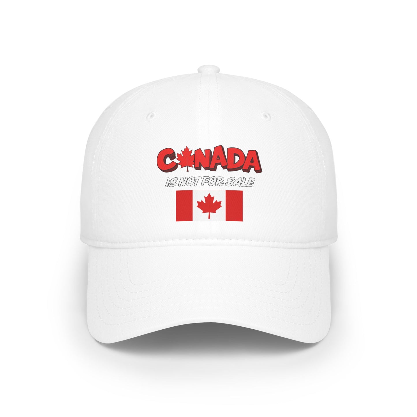 Flag Canada Is Not For Sale Low Profile Baseball Cap