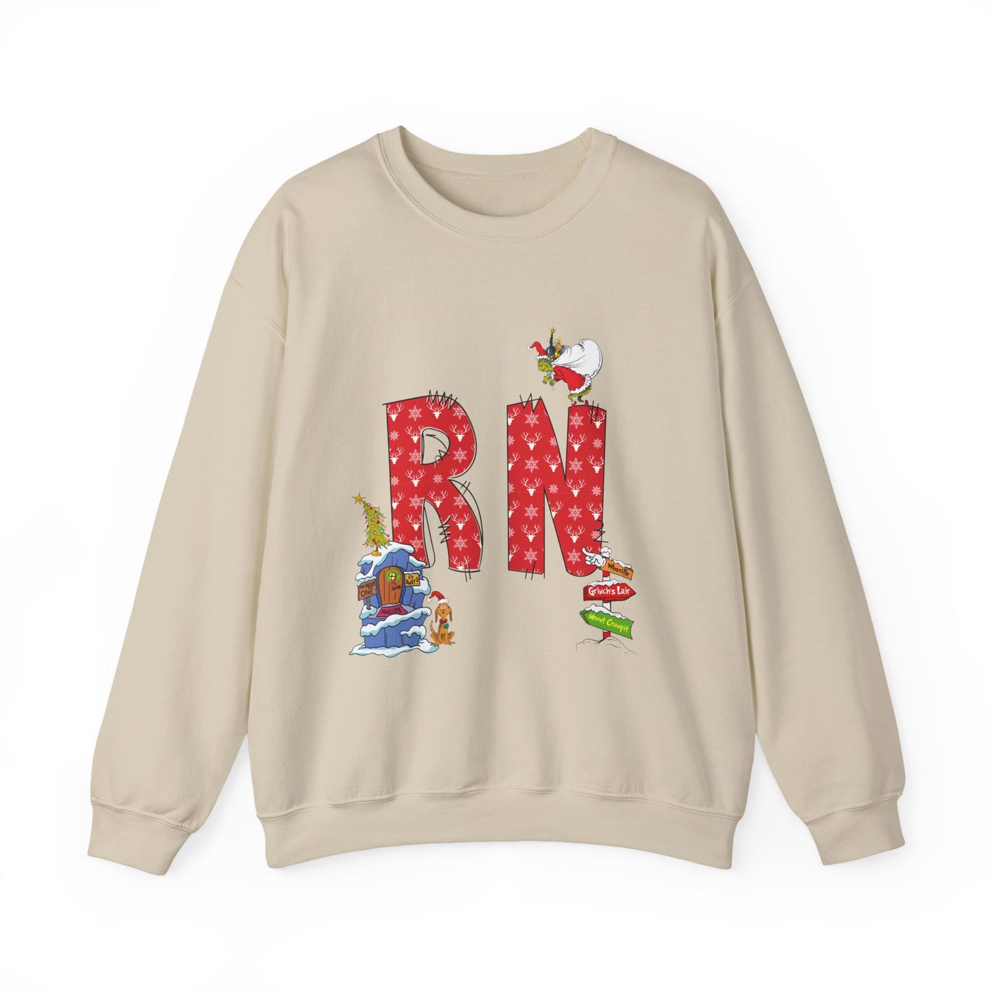 RN Grinch Unisex Heavy Blend™ Crewneck Sweatshirt