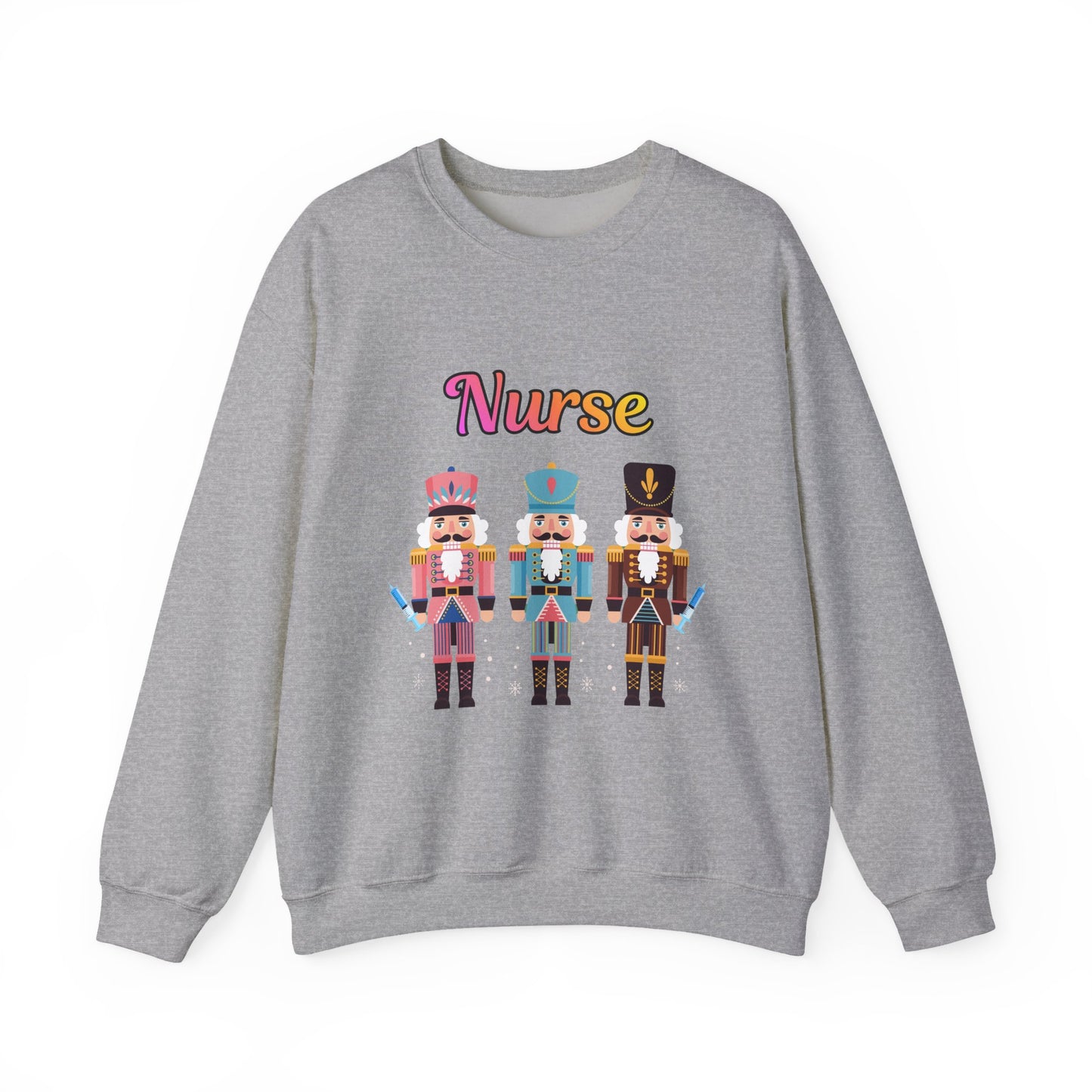 Nurse Nutcracker Unisex Heavy Blend™ Crewneck Sweatshirt