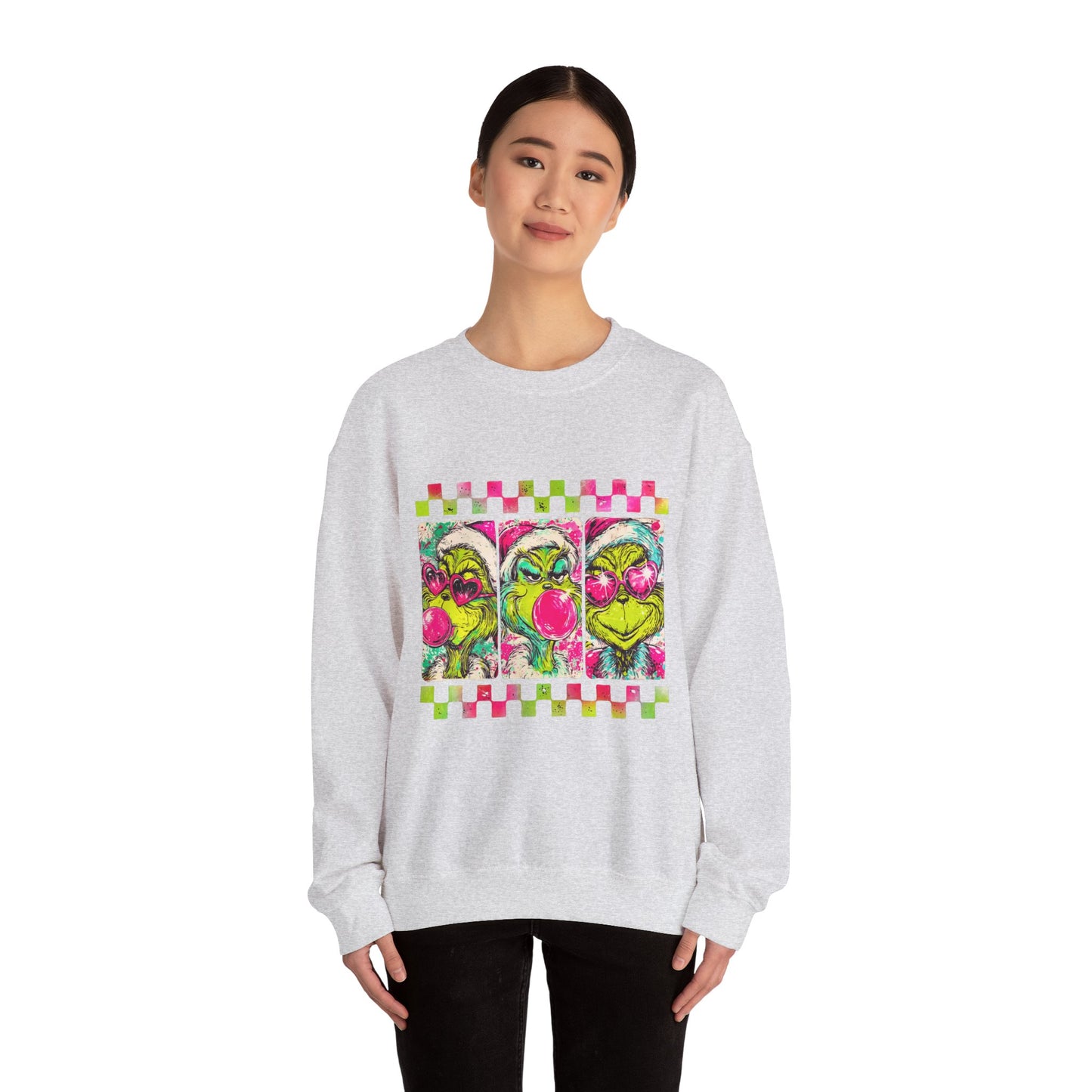 Pop Grinch Unisex Heavy Blend™ Crewneck Sweatshirt