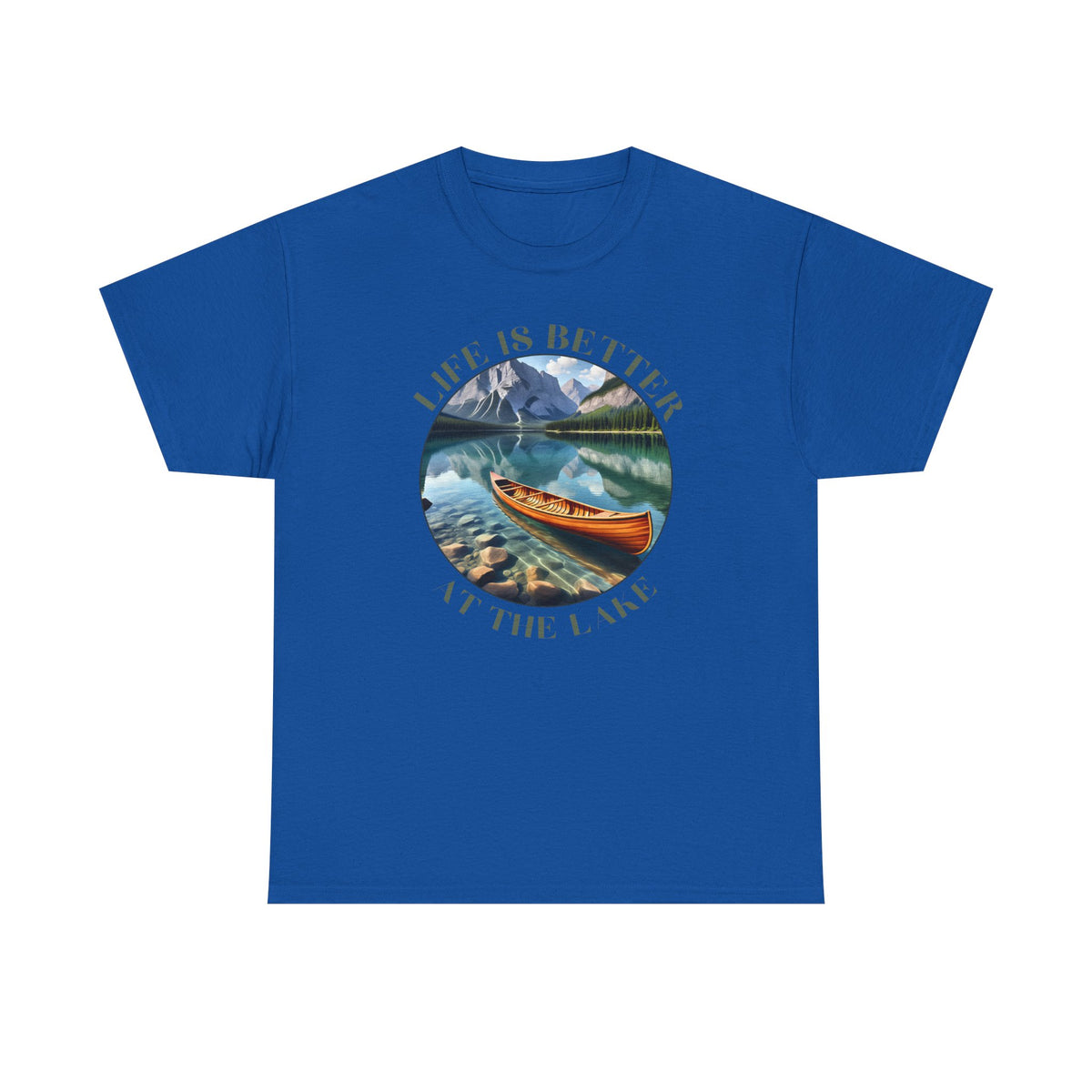 Life Is Better At The Lake Unisex Heavy Cotton Tee