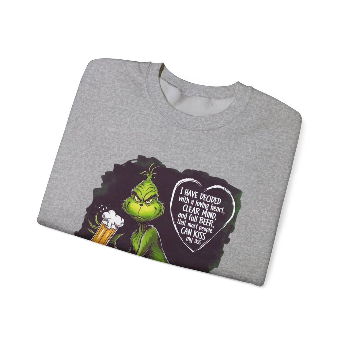 I Have Decided Grinch Unisex Heavy Blend™ Crewneck Sweatshirt