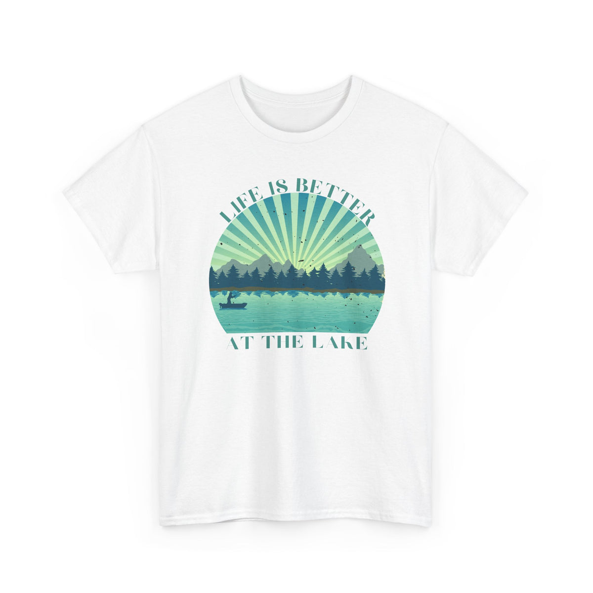 Life Is Better At The Lake Unisex Heavy Cotton Tee