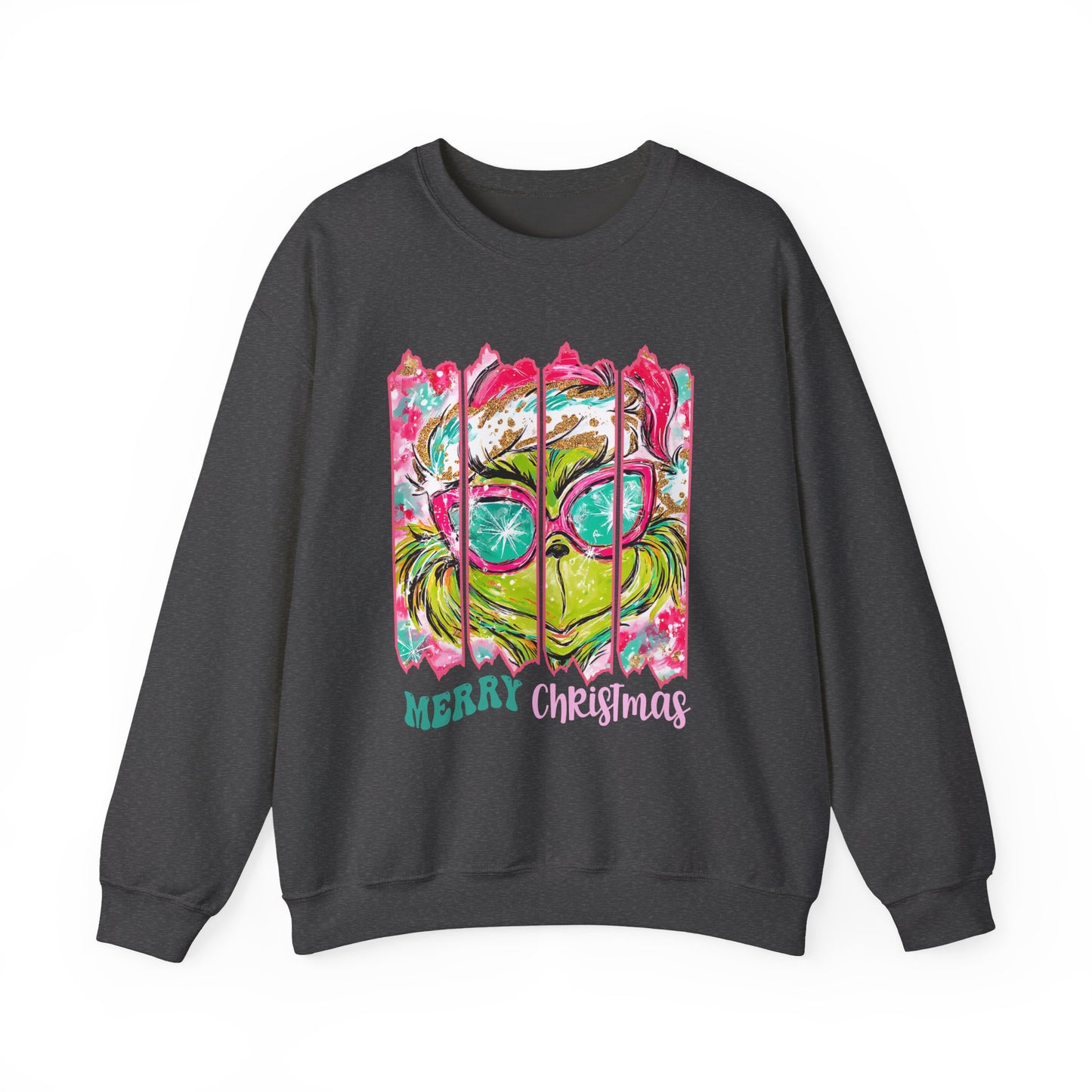 Merry Christmas Grinch Unisex Heavy Blend™ Crewneck Sweatshirt