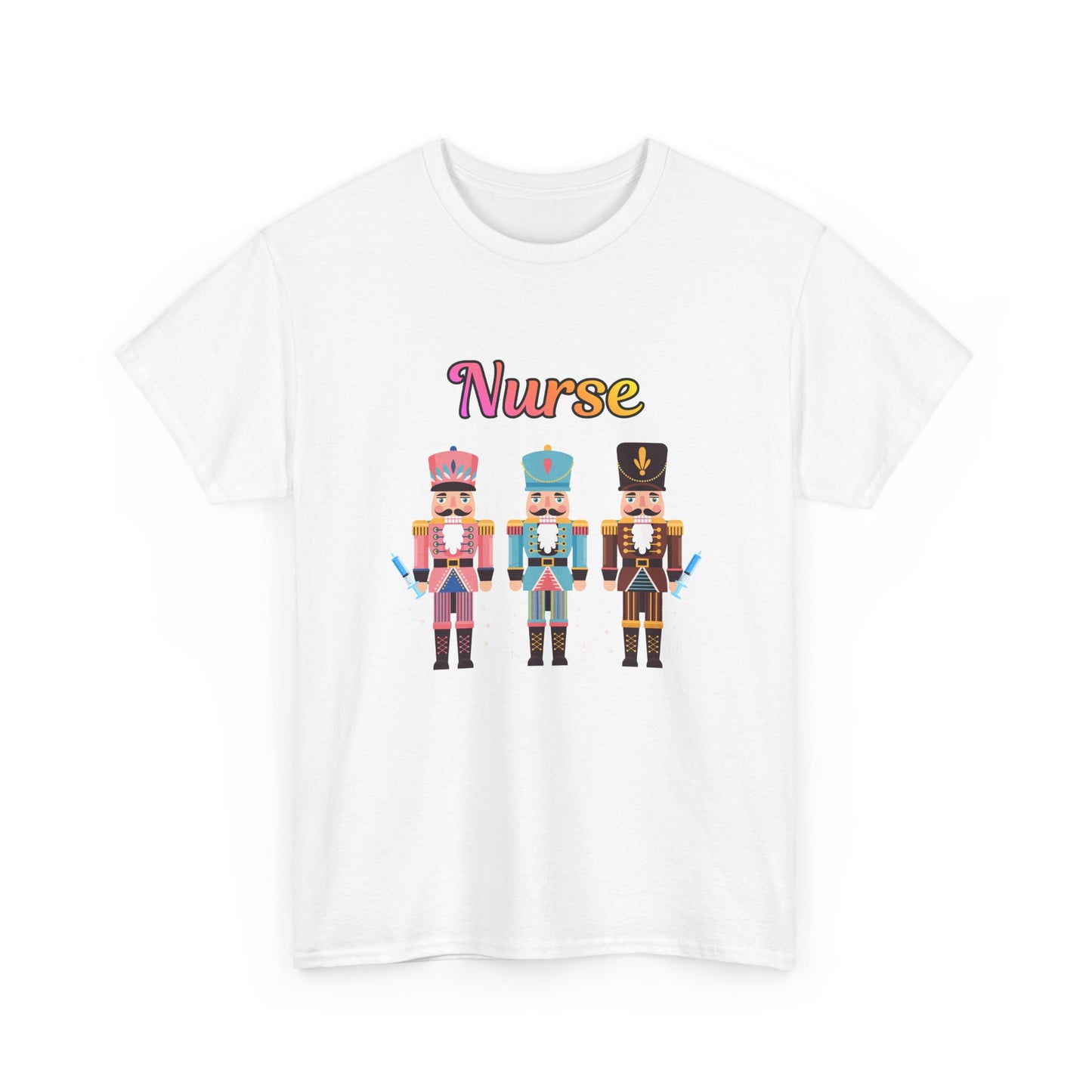 Nurse Nutcracker Unisex Heavy Cotton Tee