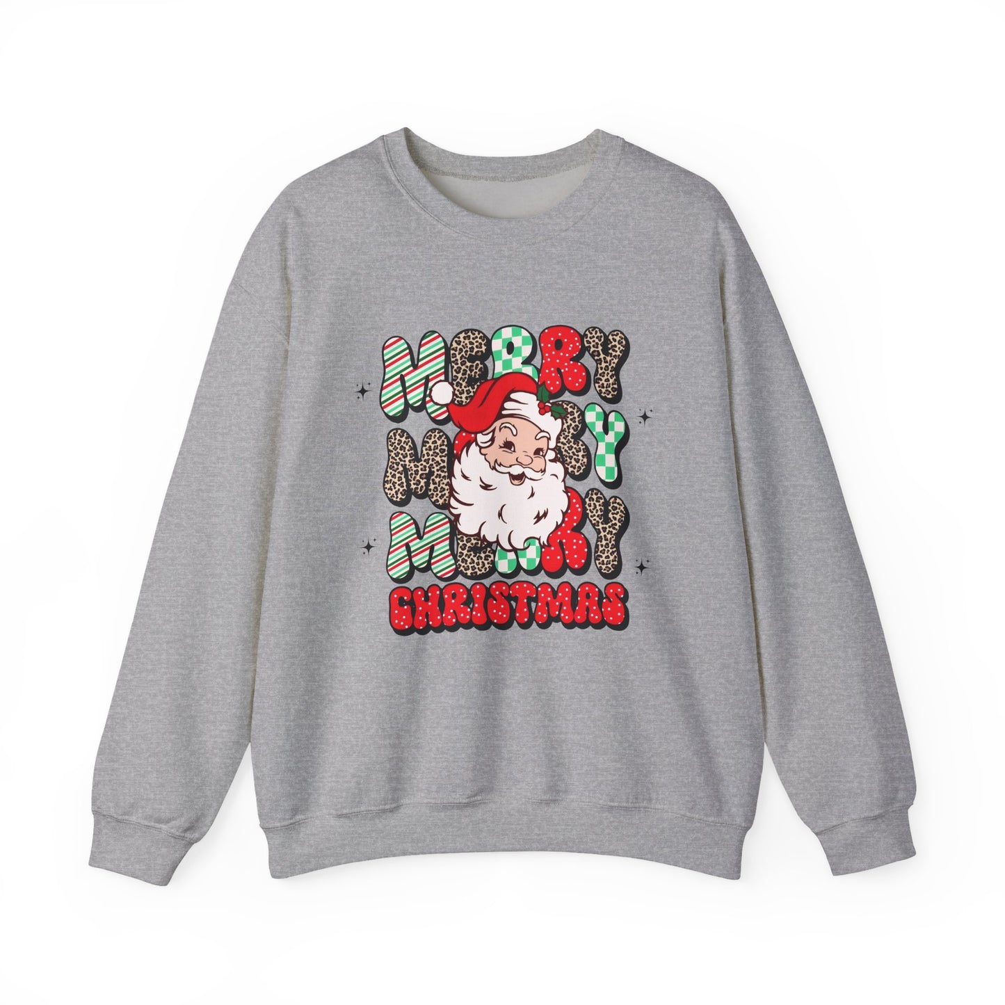 Merry Merry Christmas Unisex Heavy Blend™ Crewneck Sweatshirt