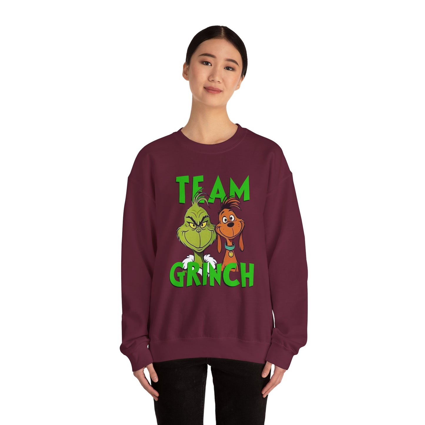 Team Grinch Unisex Heavy Blend™ Crewneck Sweatshirt